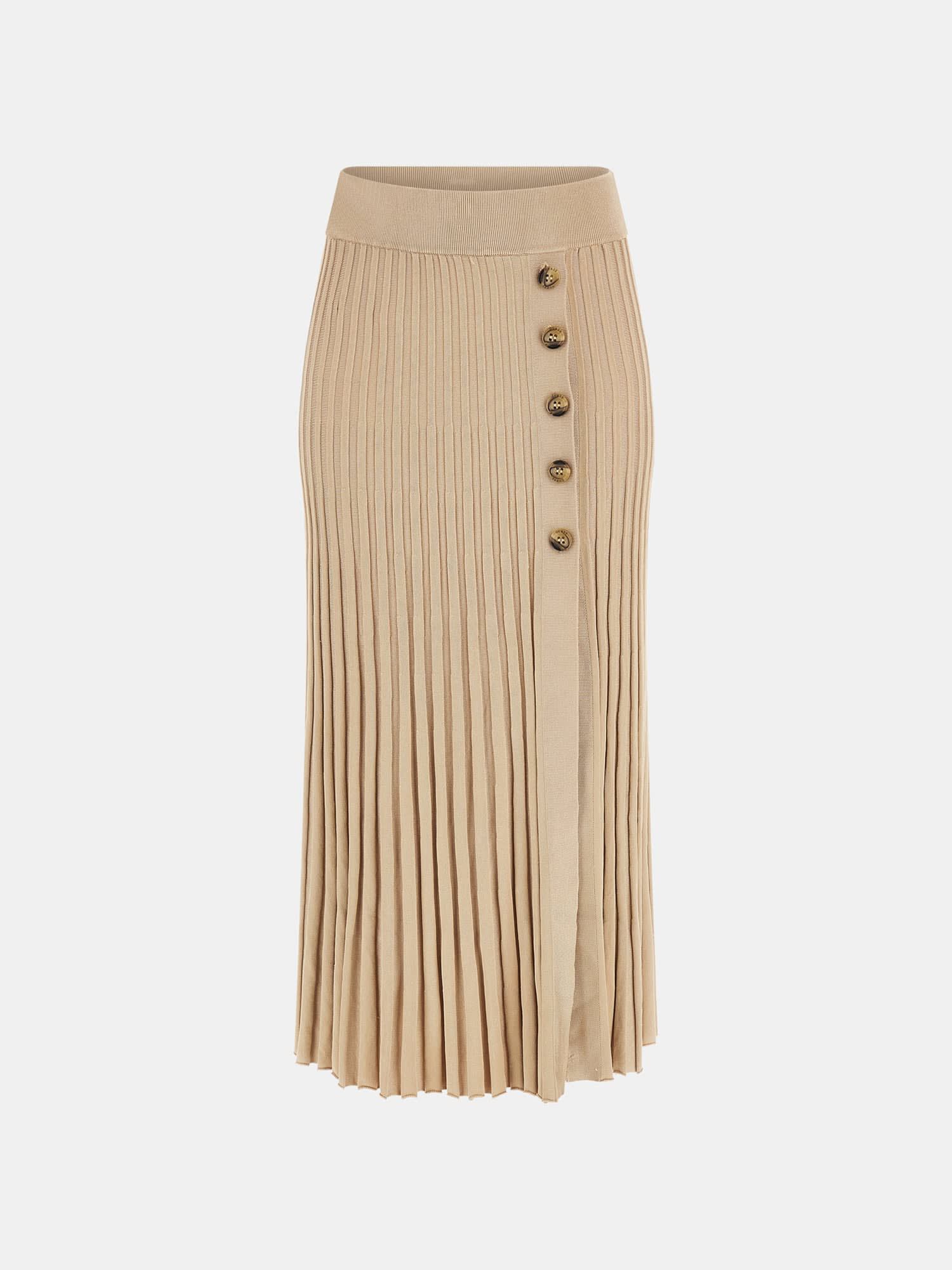 Guess pleated online maxi skirt