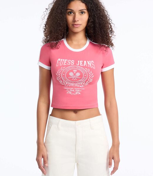 Cropped logo t-shirt