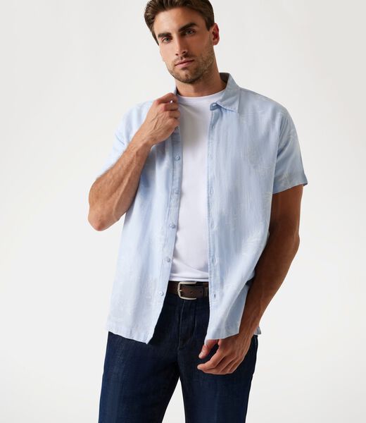 Jacquard Lyocell-blend shirt