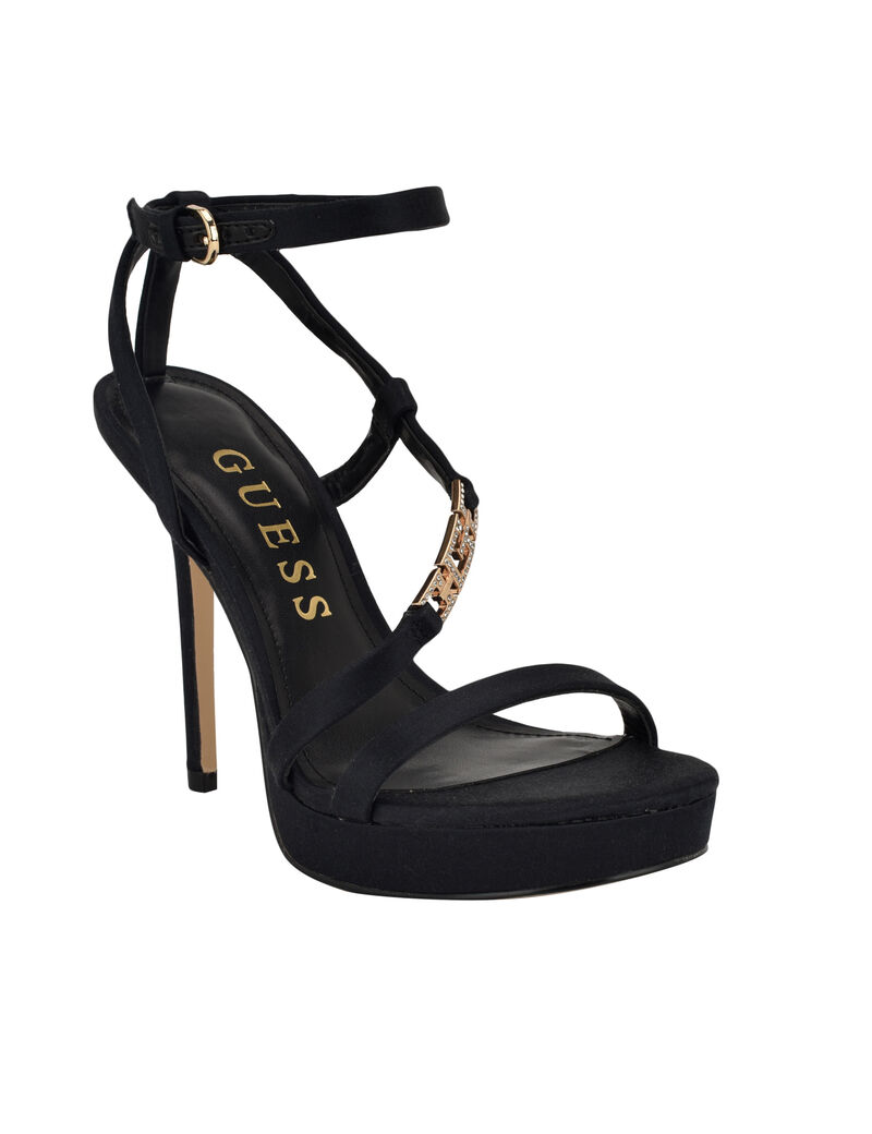 Lucier satin single sole sandals