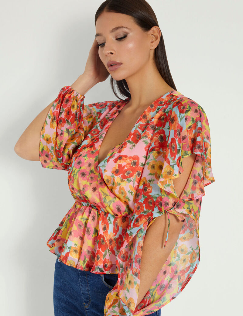 All over print blouse