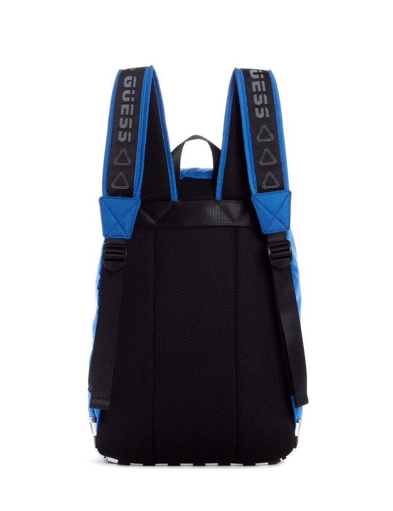 حقيبة ظهر بتصميم صغير باللونين الأسود والأزرق