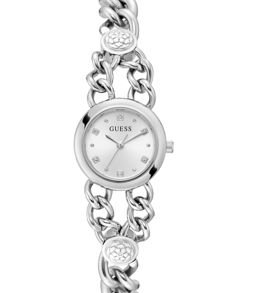 Ladies Silver Tone Analog Watch