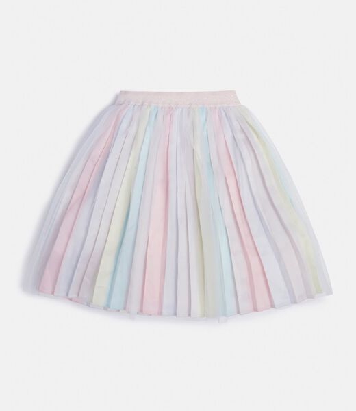 Satin Pleated Skirt