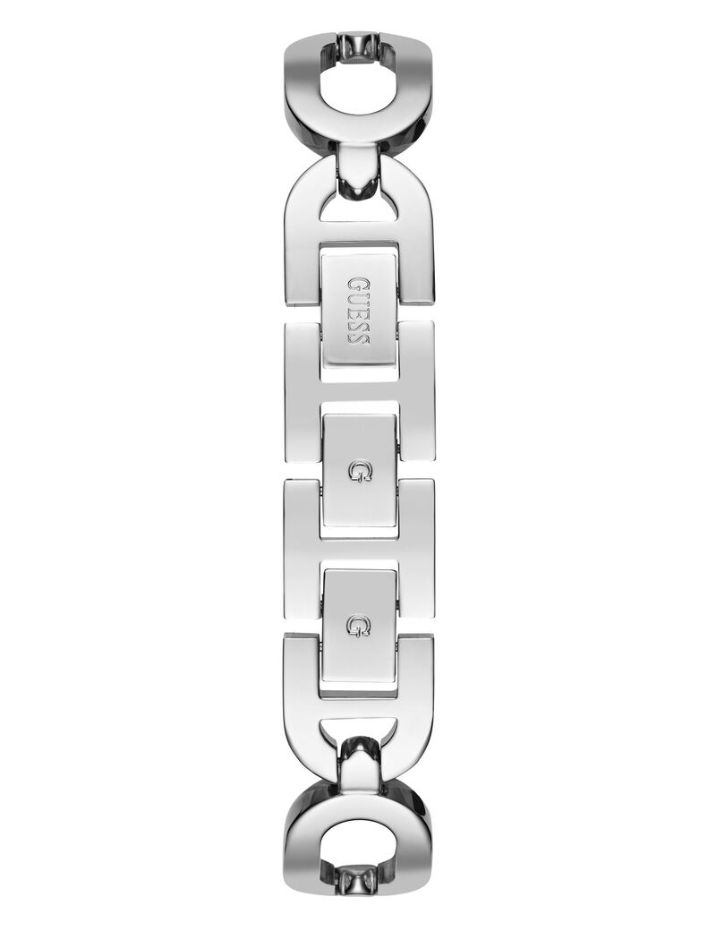 Stainless steel analogue watch