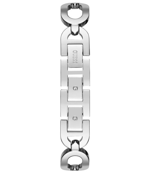 ساعة تناظرية من الفولاذ المقاوم للصدأ