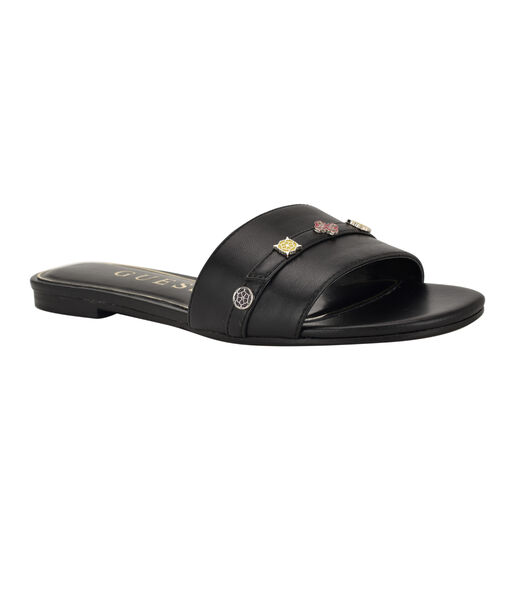 Tasam logo slide flat sandal