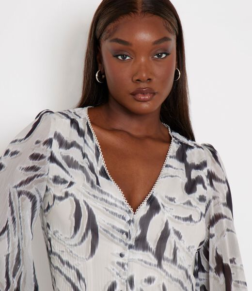 Zebra print blouse