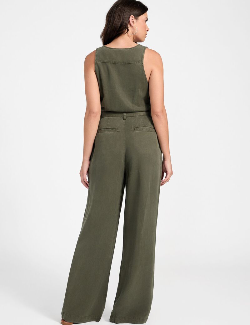 Twill jumpsuit