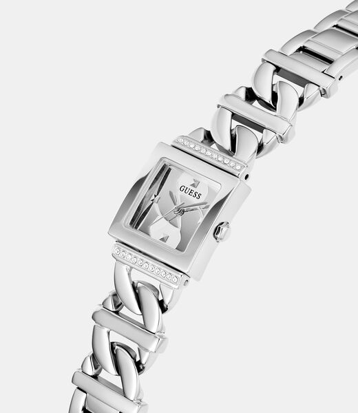 Analogue watch with chain detail