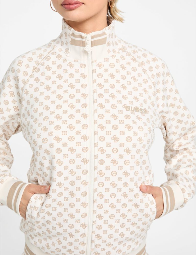 Full zip scuba sweatshirt
