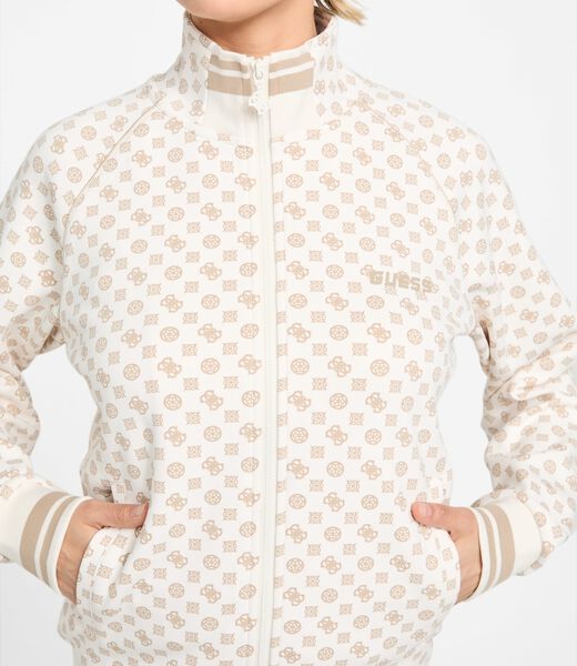 Full zip scuba sweatshirt