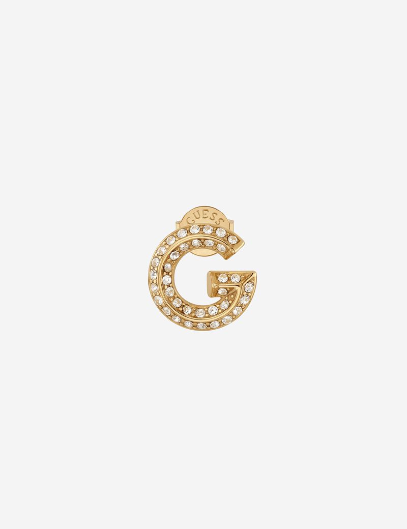 G crystal earrings