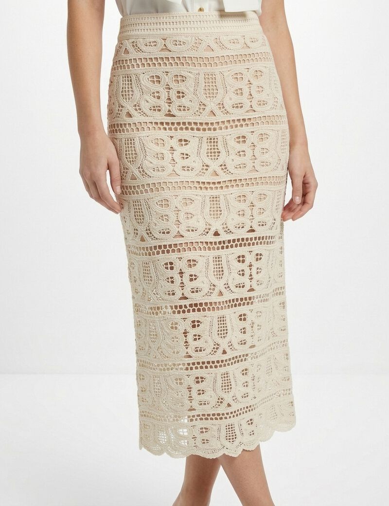 Octavia long sweater skirt
