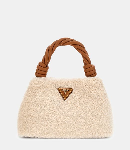Shaida faux fur mini handbag