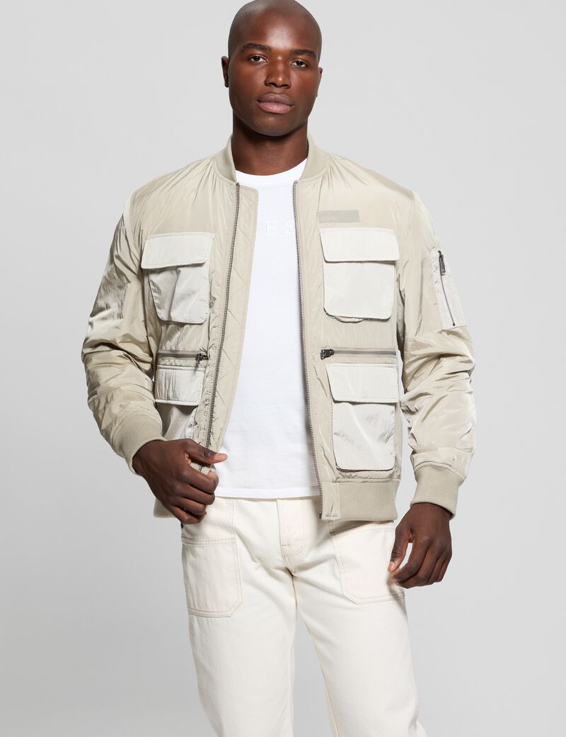 Zip-up technical jacket