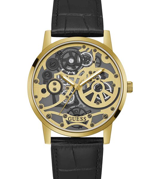 Black-Gold Analog Watch