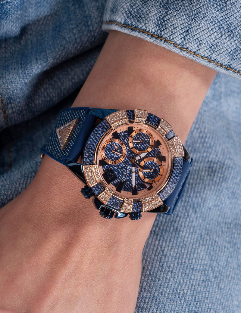 Silver Tone Multi-function Watch
