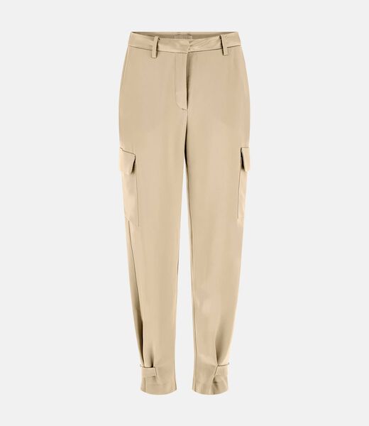 Satin cargo pant