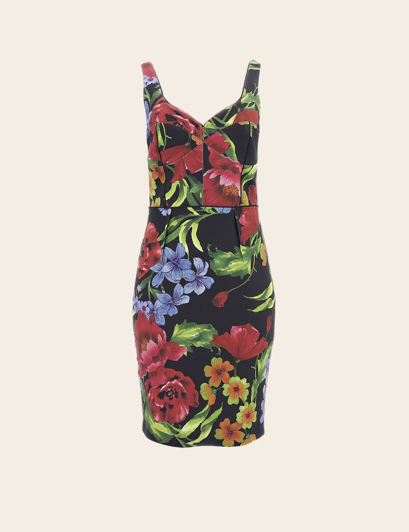 فستان مارسيانو قصير بطبعة زهور