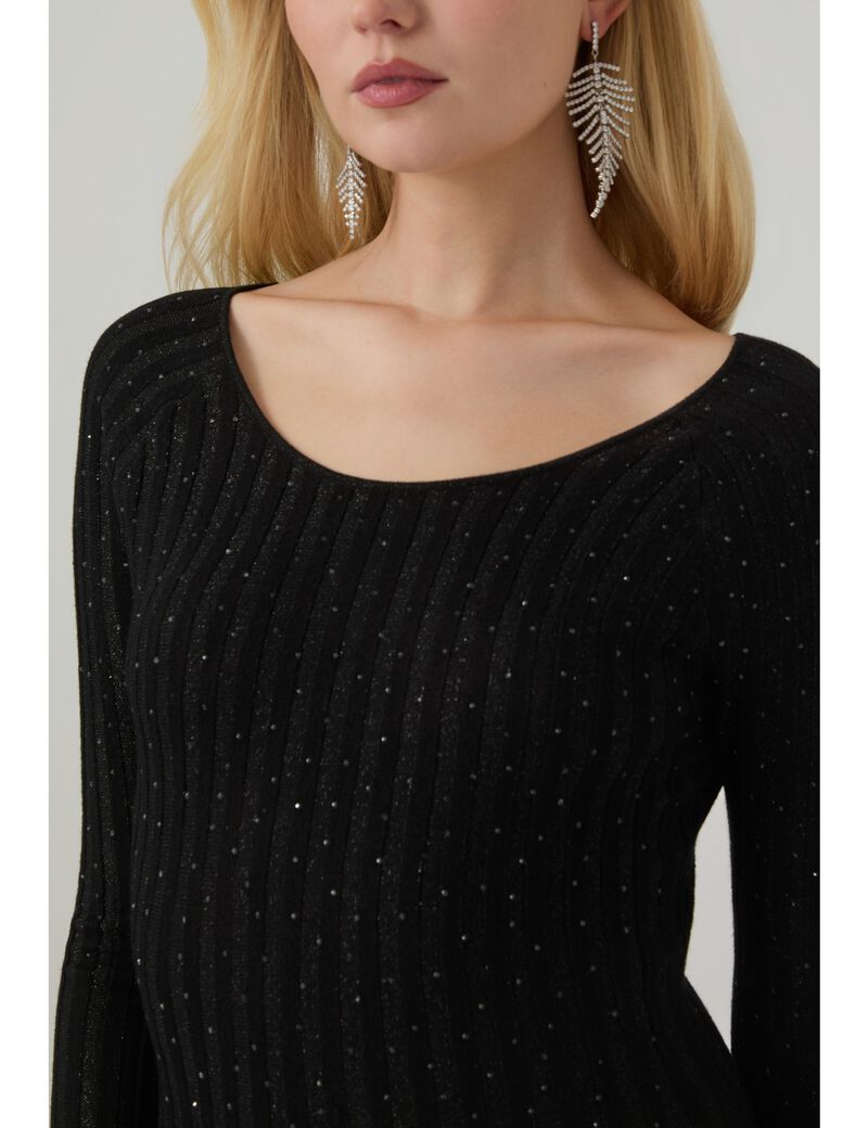 guess perilla sheer rib dress