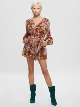 Floral Print Romper