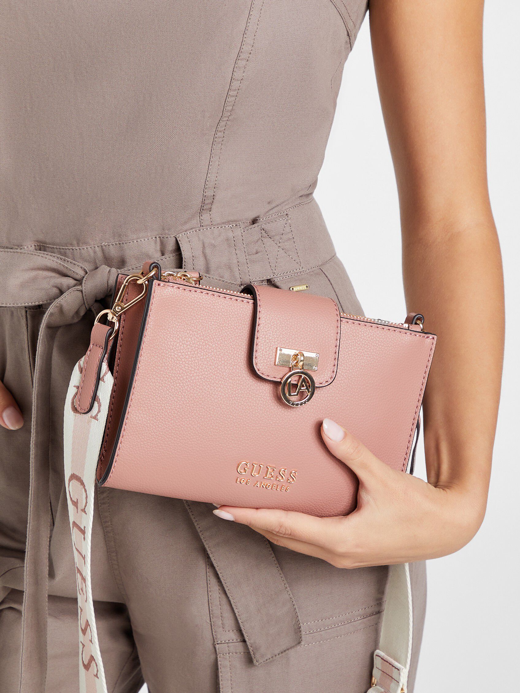 Shop GUESS Online Highmeadow Mini Crossbody Zip bag