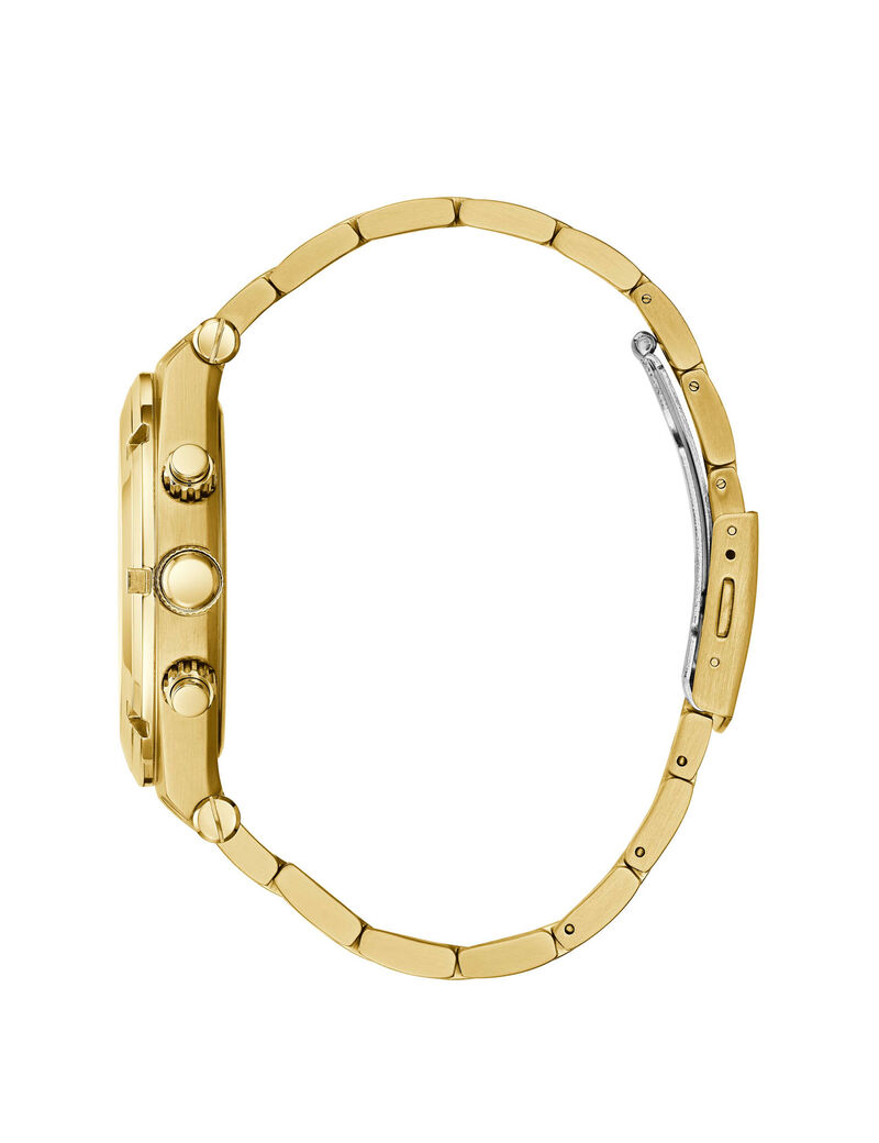 Black And Gold Multifunction Watch