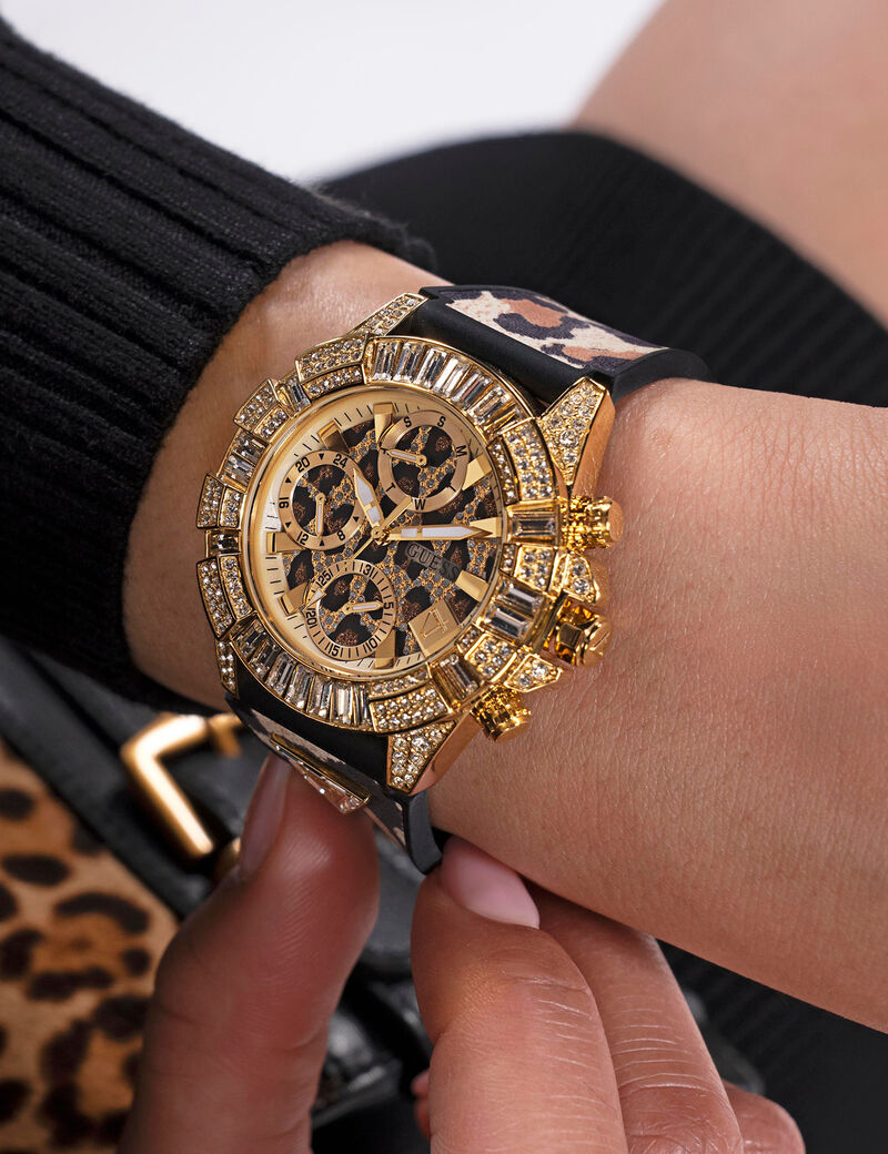 Crystal multi-function watch
