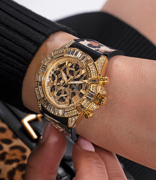 Crystal multi-function watch