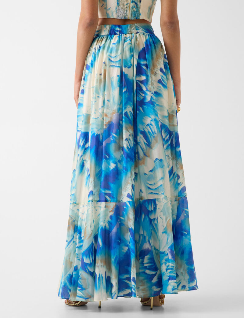 KAT PRINTED MAXI SKIRT