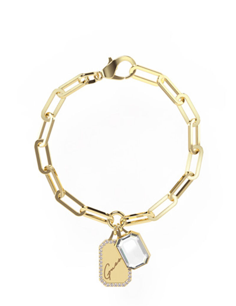 Crystal Tag Bracelet