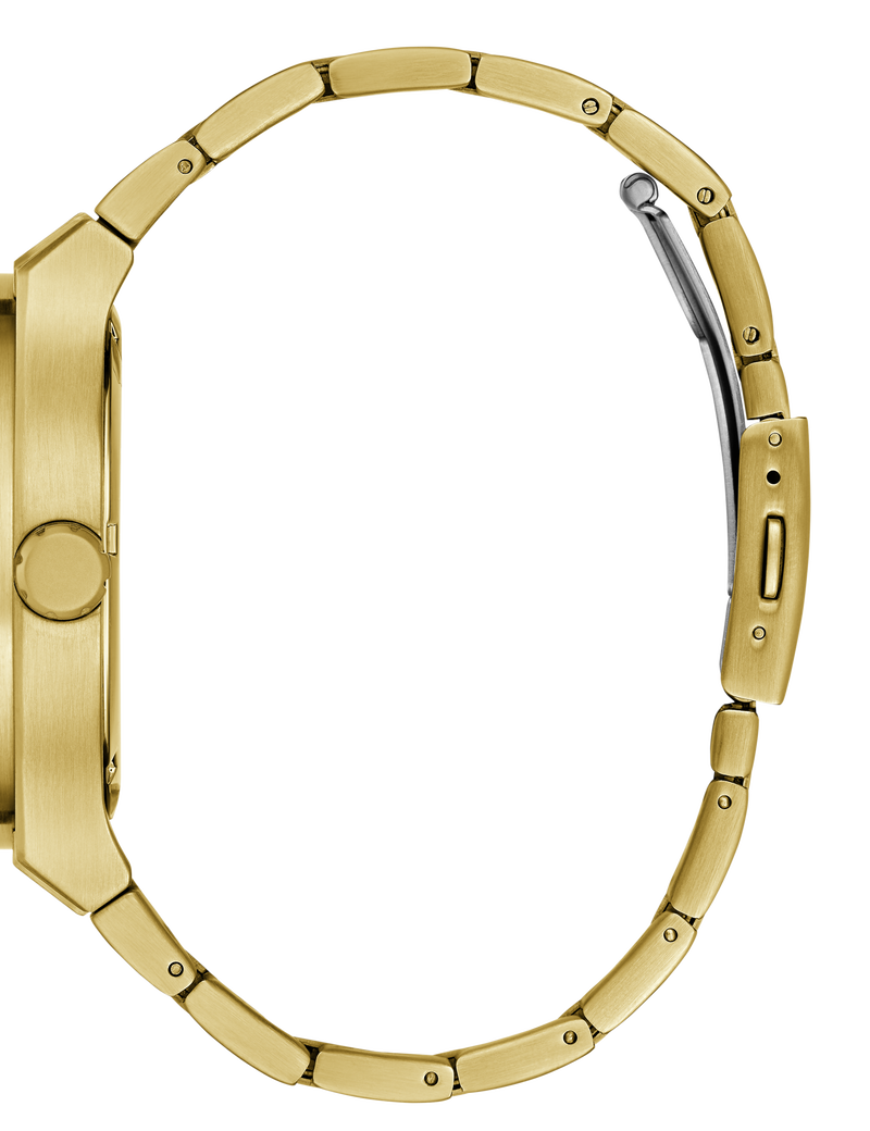 Mens Gold Tone Multi-function Watch