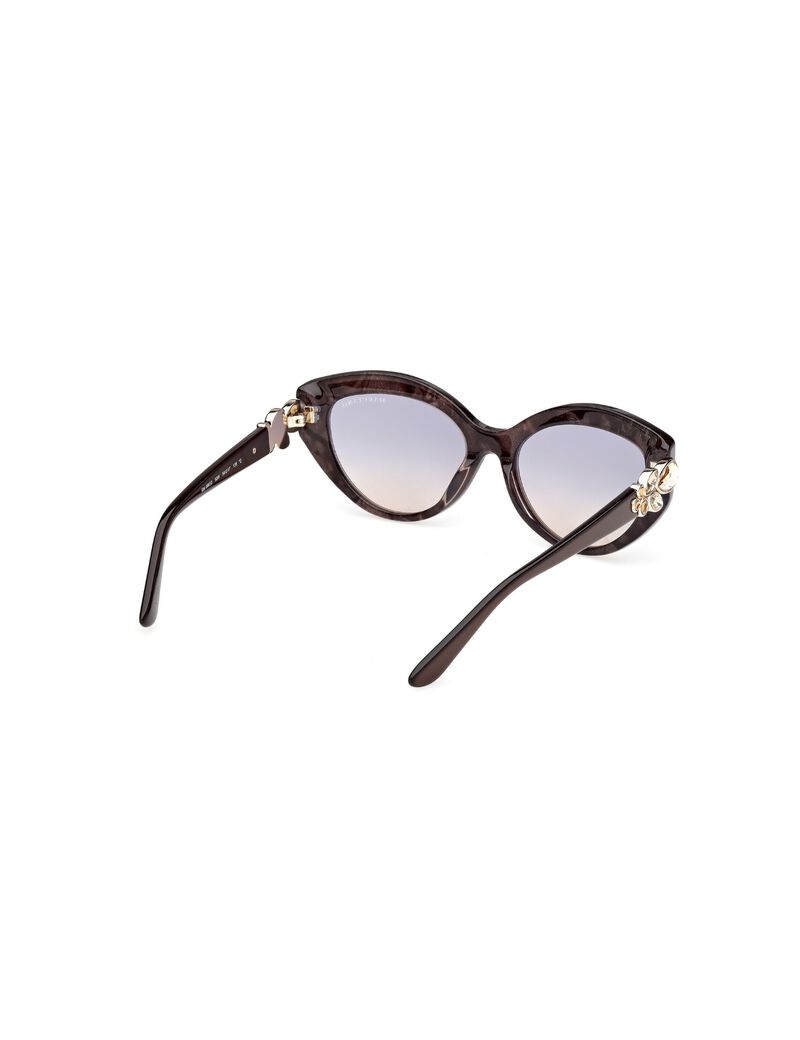 Cat-eye plastic sunglasses