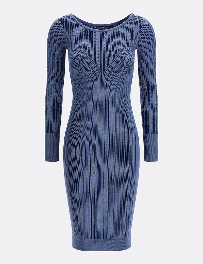 Close-Fitting Sweater Dress