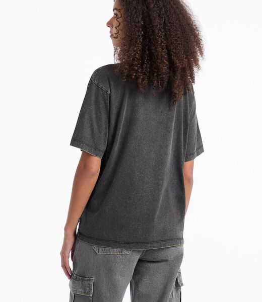 Oversized embroidered logo t-shirt