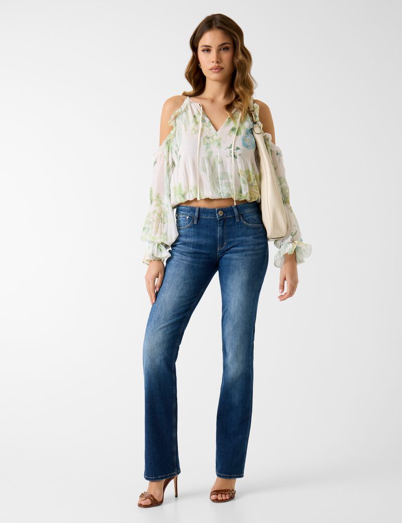 guess chiffon blouse