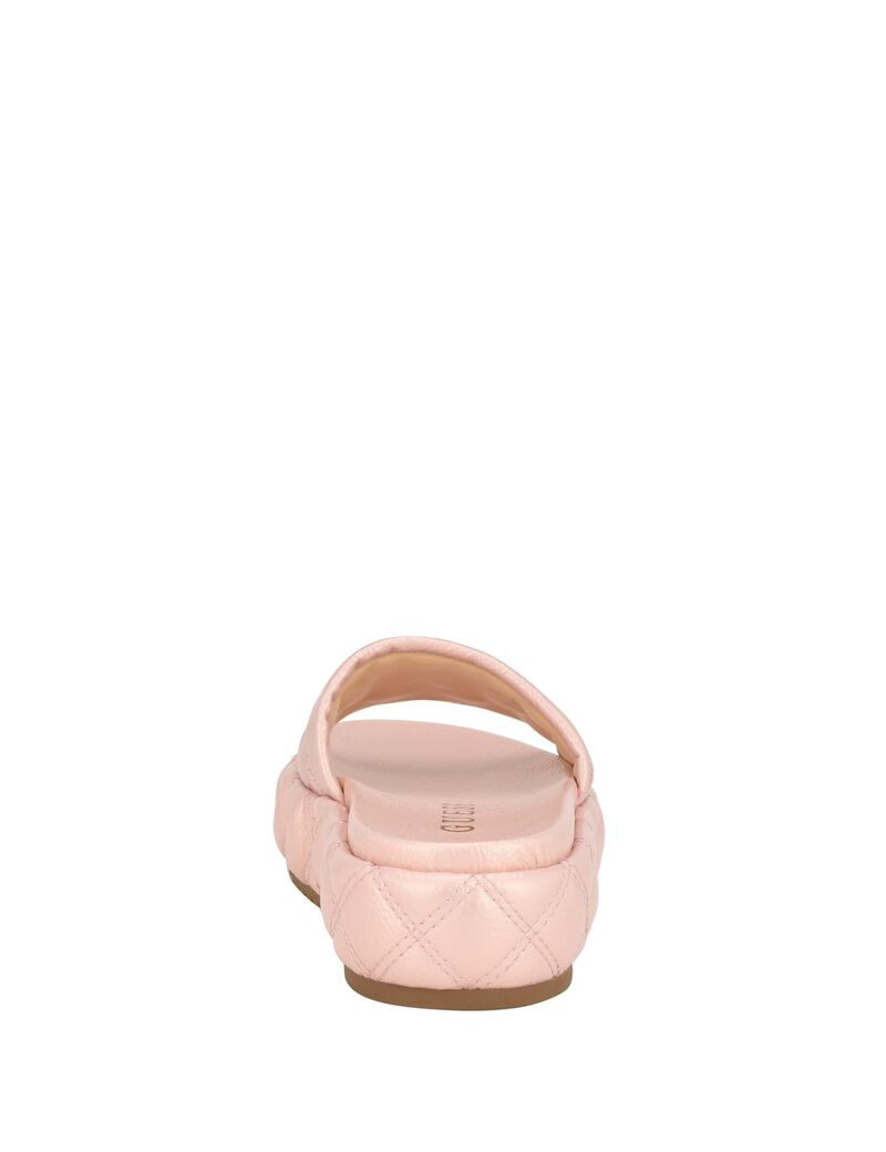 Longo Quilted Flatform Slides