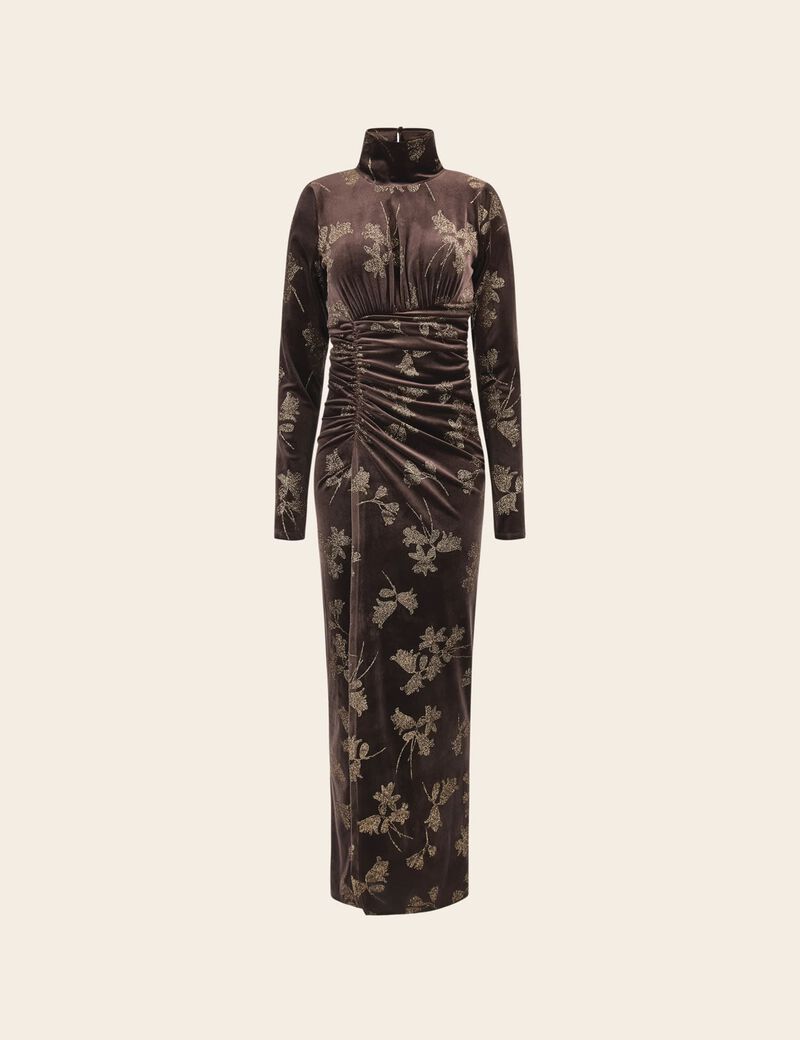 Marciano Velvet Long Dress