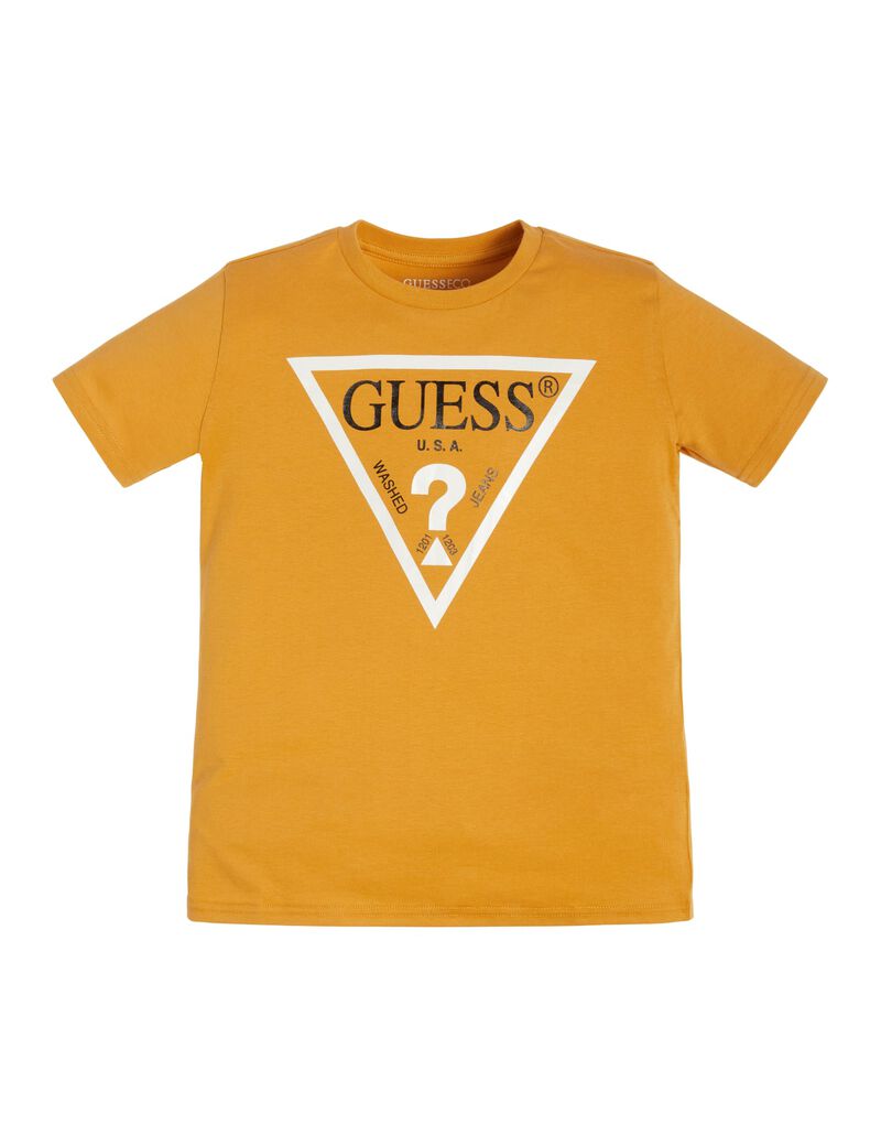 Shop GUESS Online Triangle Logo T-Shirt