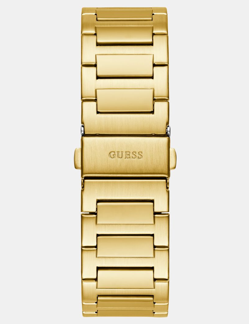 Mens Gold Tone Analog Watch
