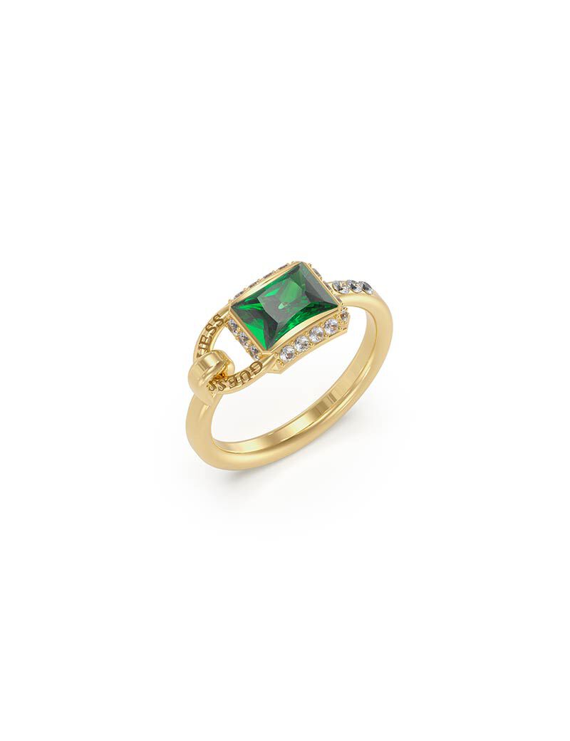Shiny padlock ring