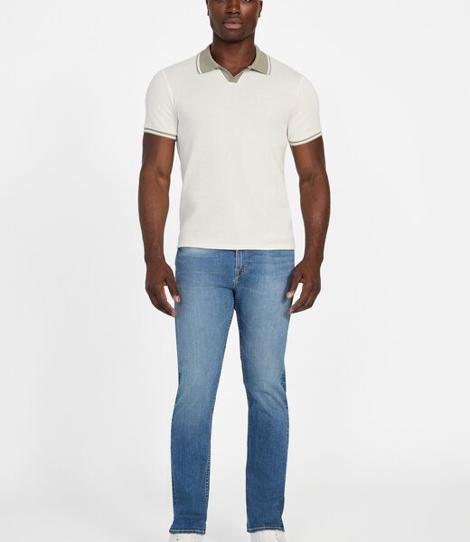 Knit polo shirt