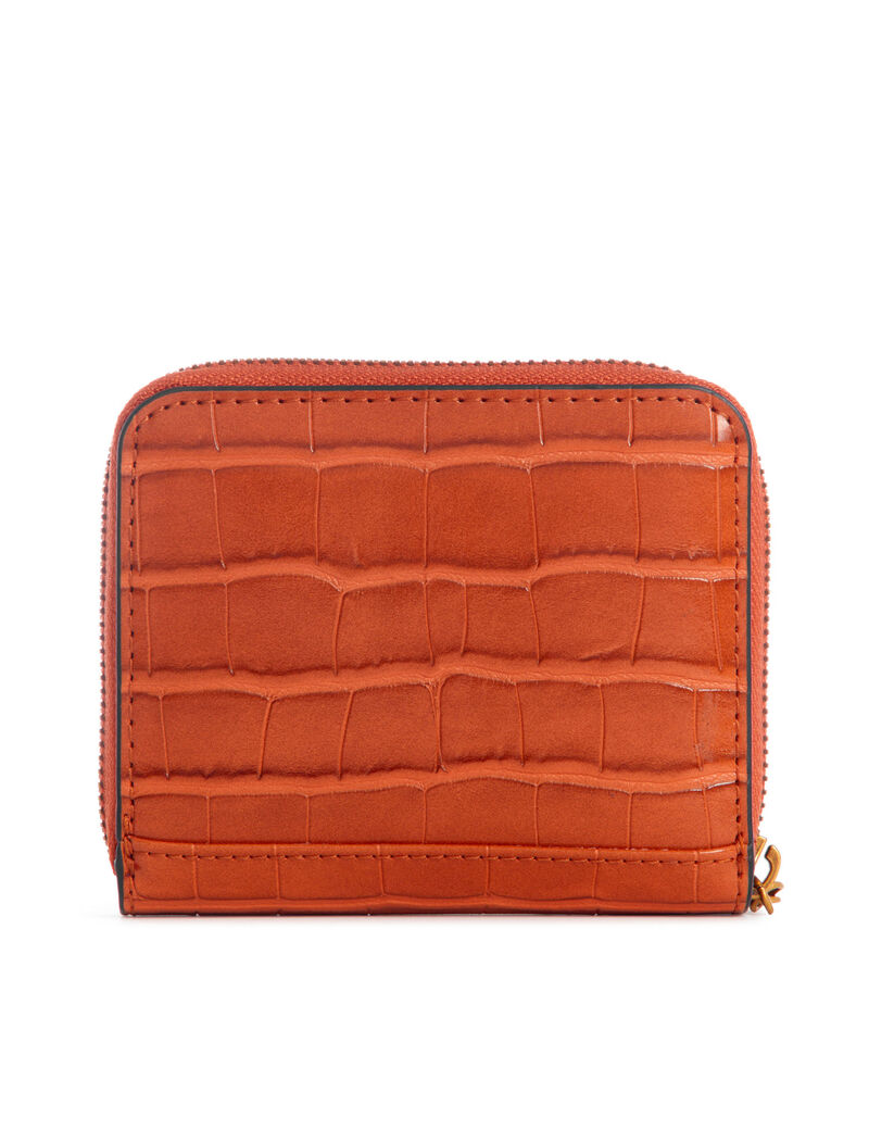 محفظة صغيرة بسحاب يلف جانبَيها