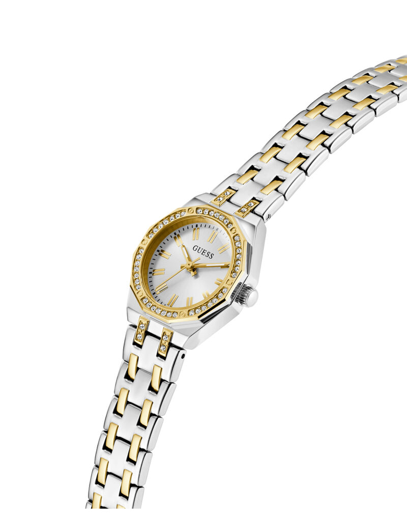 Ladies 2 Tone Round Analog Watch