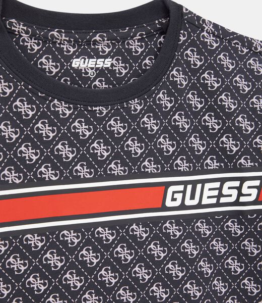 4G logo print stretch t-shirt