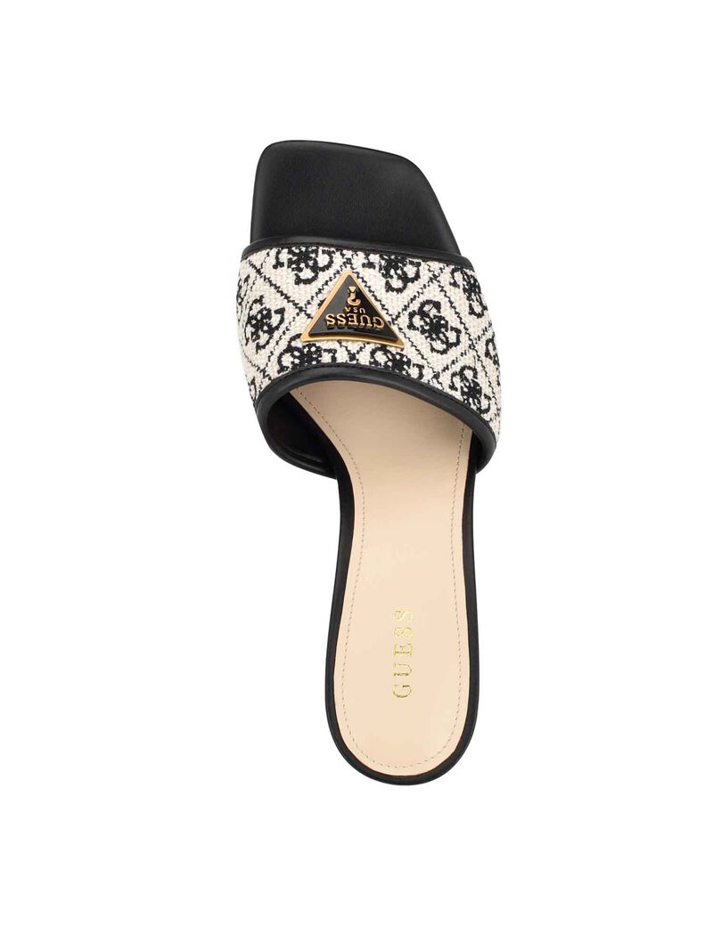 Logo Heel Sandals