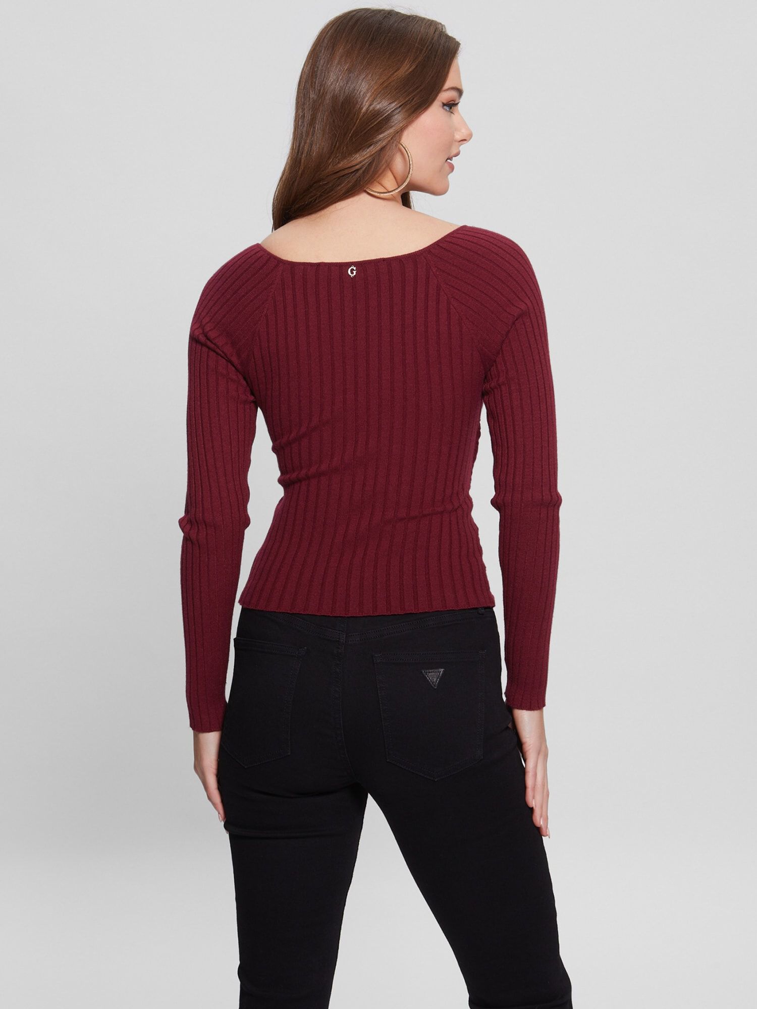 Front Crossover Sweater