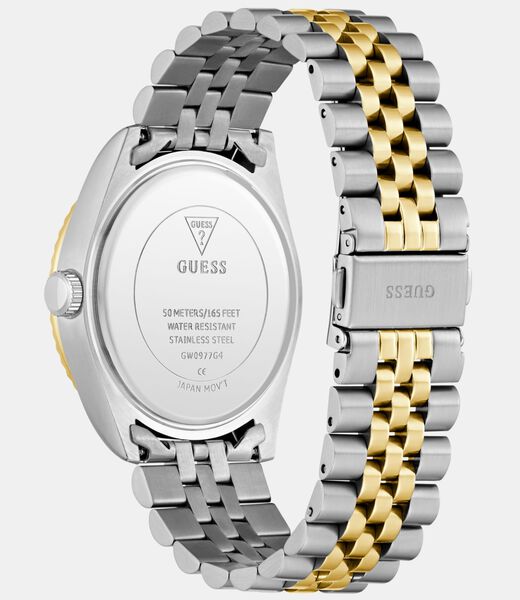 Mens 2-Tone Multi-function Date Watch