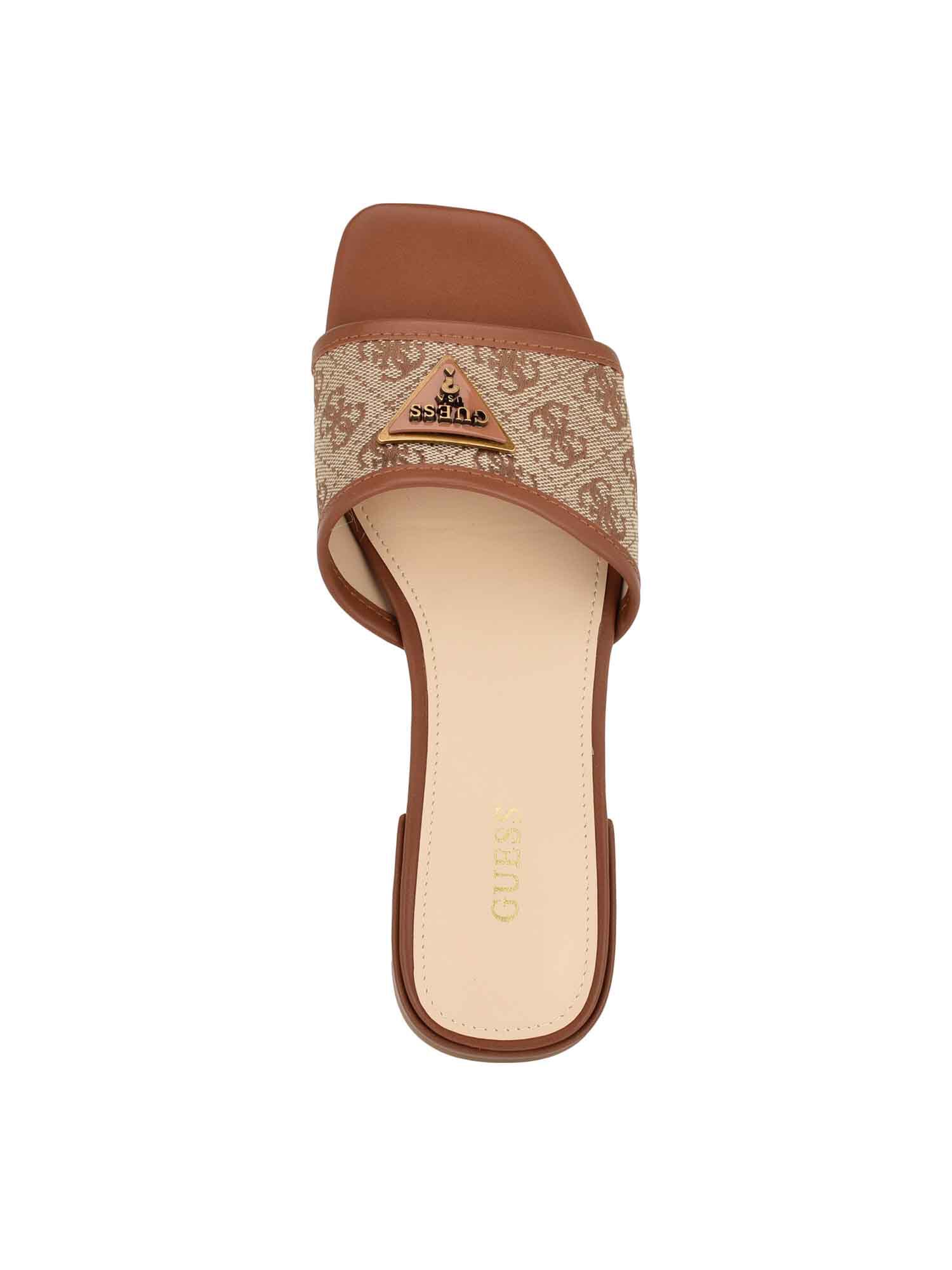 Shop GUESS Online Logo Slide Sandals